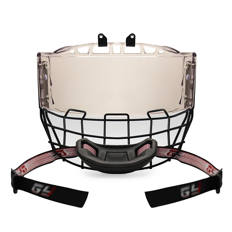 قفص خوذة هوكي الجليد لكامل الوجه من الفولاذ