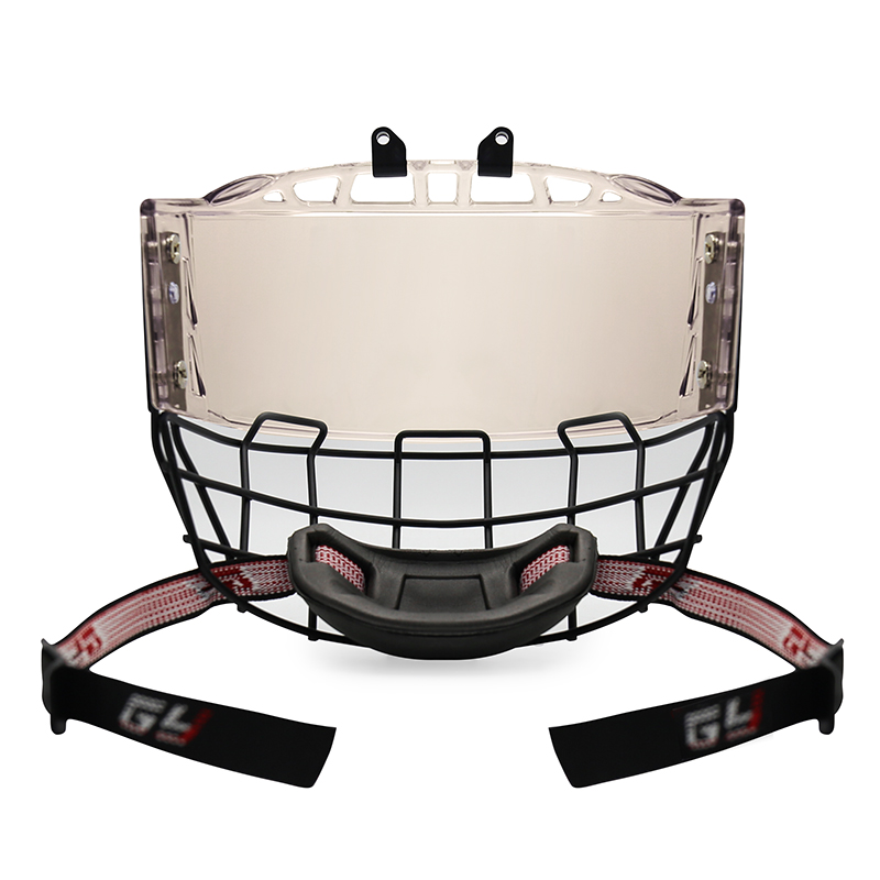 قفص خوذة هوكي الجليد لكامل الوجه من الفولاذ