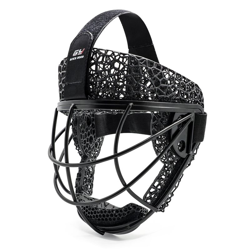 مخصص 3D مطبوعة رغوة معدنية الهوكي قناع الزاوية الدفاعية