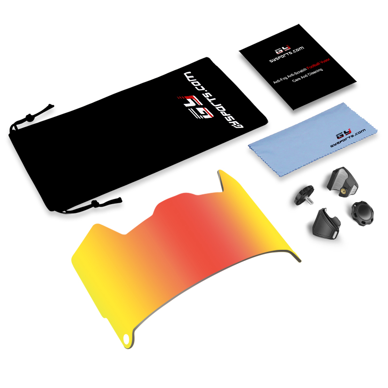 قناع كرة قدم أمريكي عالمي مقاوم للأشعة فوق البنفسجية