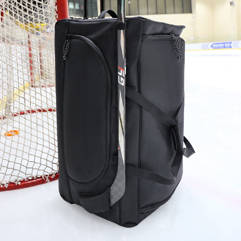 حقيبة معدات هوكي الجليد كبيرة مخصصة مع عجلات
