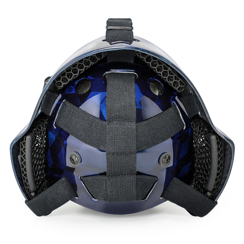 بطانة مطبوعة ثلاثية الأبعاد مخصصة للبالغين XL خوذة حارس المرمى لهوكي الجليد