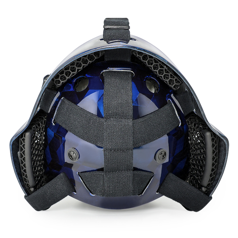 بطانة مطبوعة ثلاثية الأبعاد مخصصة للبالغين XL خوذة حارس المرمى لهوكي الجليد