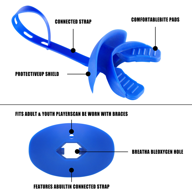 واقي أسنان قابل للتشكيل، واقي فم لكرة القدم الأمريكية
