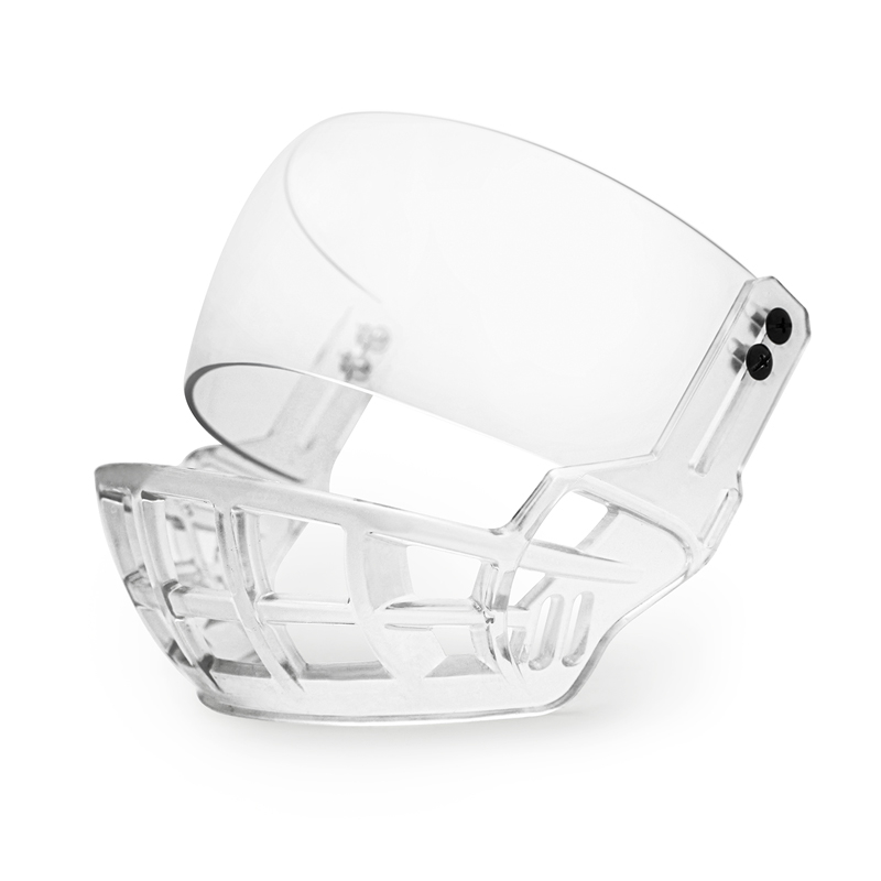 استبدال درع القفص السفلي للهوكي من قضبان البولي كربونات