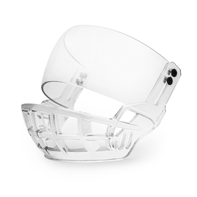 استبدال درع القفص السفلي للهوكي من قضبان البولي كربونات