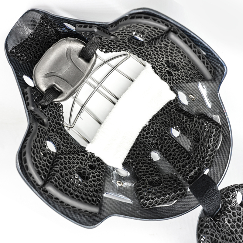 بطانة مطبوعة ثلاثية الأبعاد Cat Eye Pro Hockey Goalie Helmet للكبار