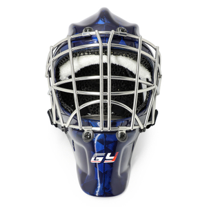 بطانة مطبوعة ثلاثية الأبعاد مخصصة للبالغين XL خوذة حارس المرمى لهوكي الجليد